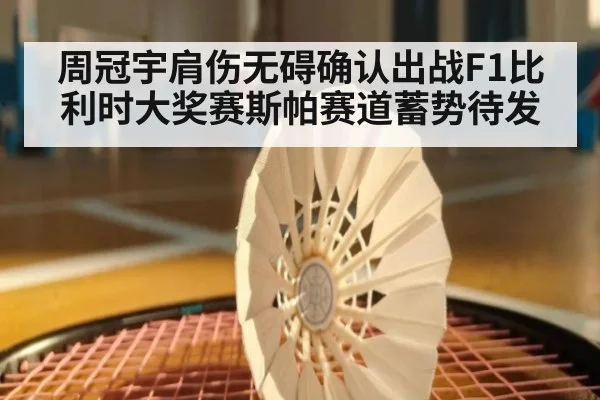 周冠宇肩伤无碍确认出战F1比利时大奖赛斯帕赛道蓄势待发